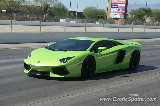 Lamborghini Aventador spotted in Las Vegas, Nevada