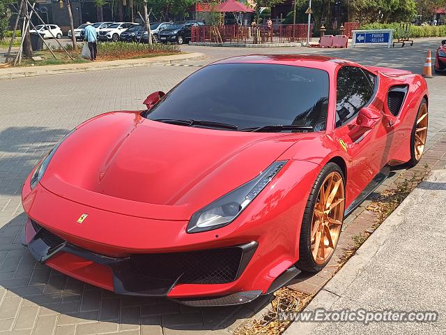 Ferrari 488 GTB spotted in Jakarta, Indonesia