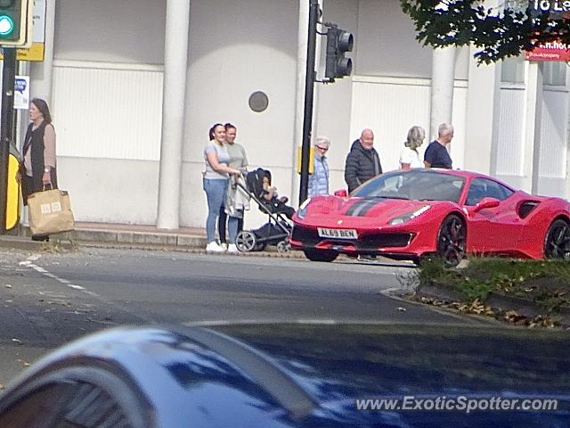 Ferrari 488 GTB spotted in Wilmslow, United Kingdom