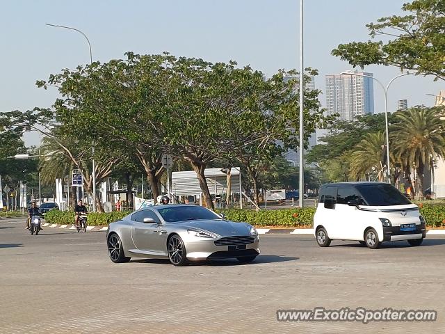 Aston Martin DB9 spotted in Jakarta, Indonesia