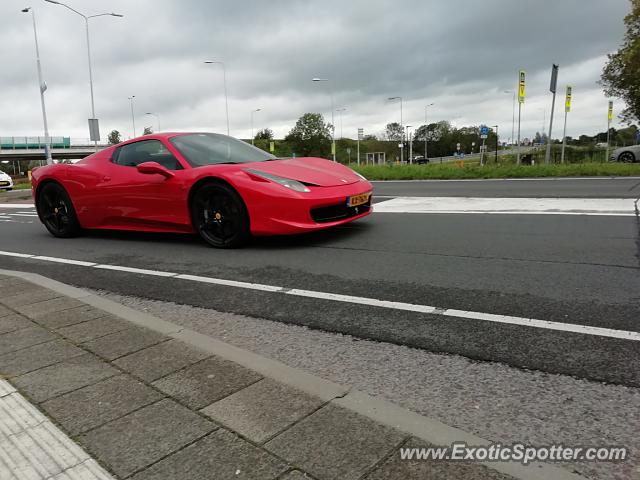 Ferrari 458 Italia spotted in Papendrecht, Netherlands