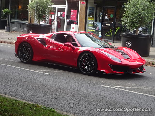 Ferrari 488 GTB spotted in Wilmslow, United Kingdom