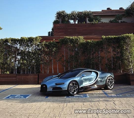 Bugatti Chiron spotted in Malibu, California