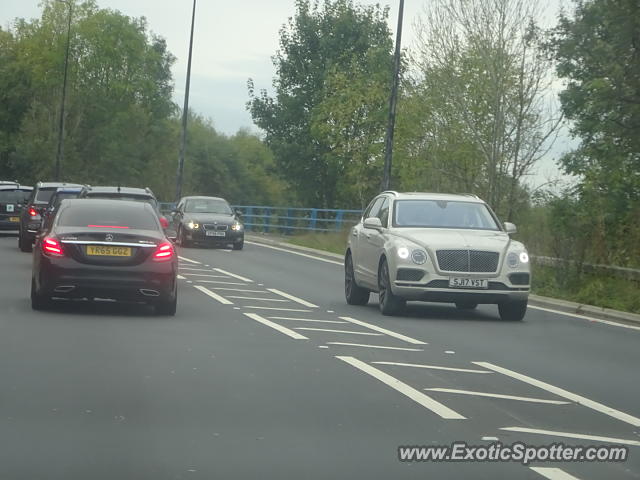 Bentley Bentayga spotted in Carrington, United Kingdom