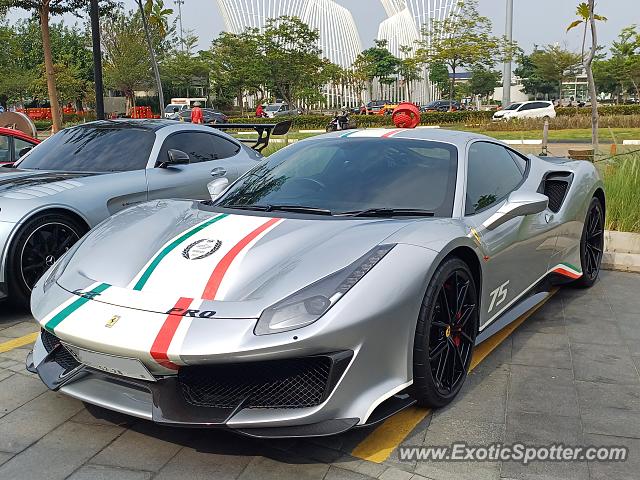 Ferrari 488 GTB spotted in Jakarta, Indonesia