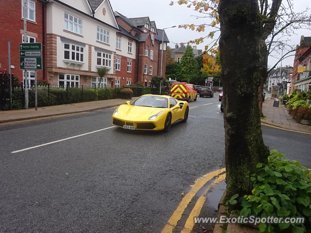 Ferrari 488 GTB spotted in Alderley Edge, United Kingdom