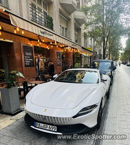 Ferrari Roma spotted in Budapest, Hungary