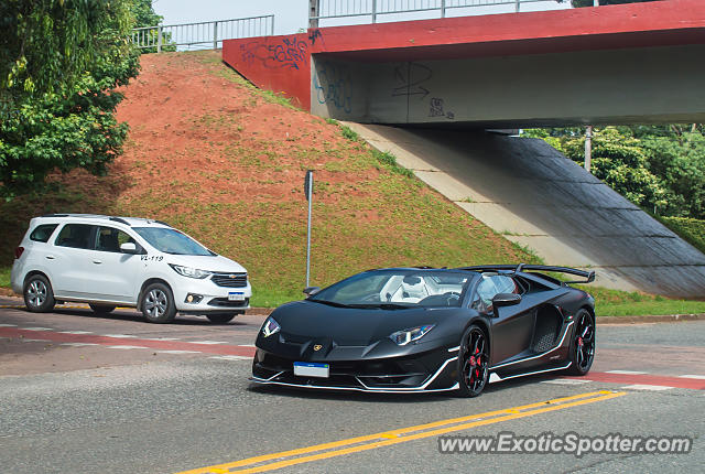 Lamborghini Aventador spotted in Curitiba, PR, Brazil