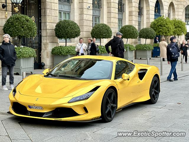 Ferrari F8 Tributo spotted in Paris, France