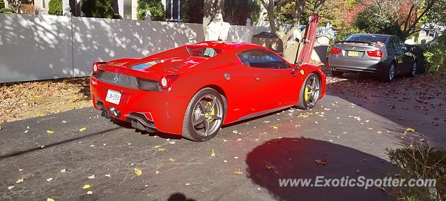 Ferrari 458 Italia spotted in Brick, New Jersey