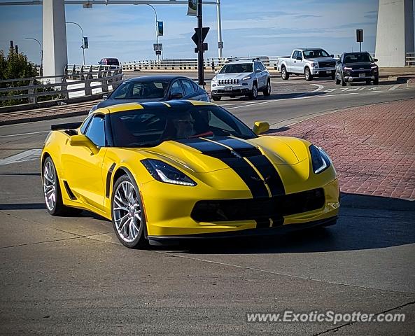 Chevrolet Corvette Z06 spotted in De pere, Wisconsin