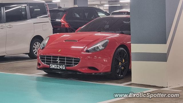 Ferrari California spotted in Singapore, Singapore