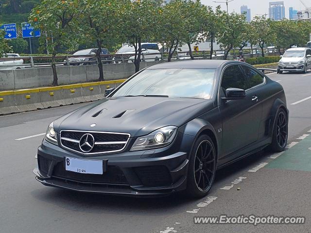 Mercedes C63 AMG Black Series spotted in Jakarta, Indonesia