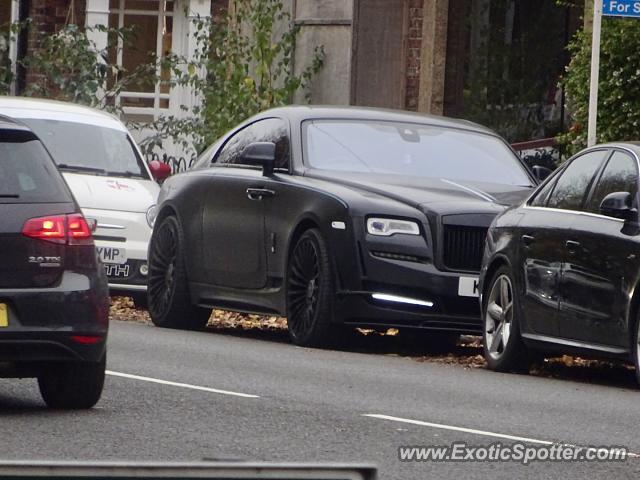 Rolls-Royce Wraith spotted in Wilmslow, United Kingdom