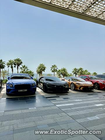 Bugatti Chiron spotted in Dubai, United Arab Emirates