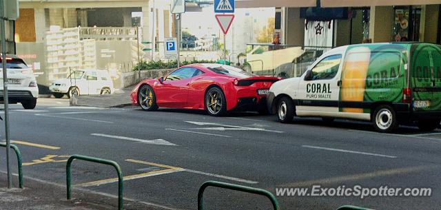 Ferrari 458 Italia spotted in Funchal, Portugal