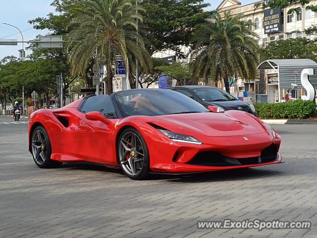 Ferrari F8 Tributo spotted in Jakarta, Indonesia