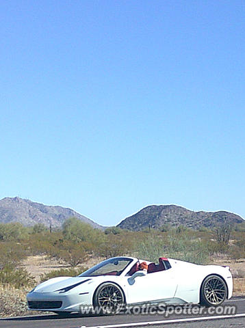 Ferrari 458 Italia spotted in Casa Grande, Arizona