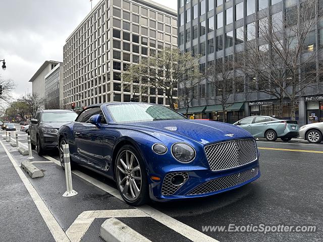 Bentley Continental spotted in Washington DC, United States