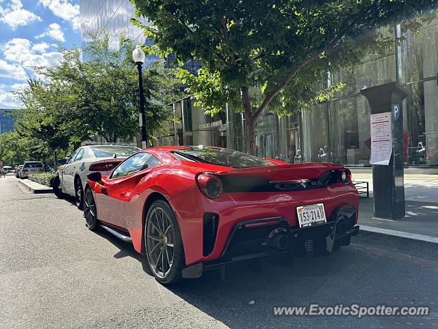 Ferrari 488 GTB spotted in Washington DC, United States