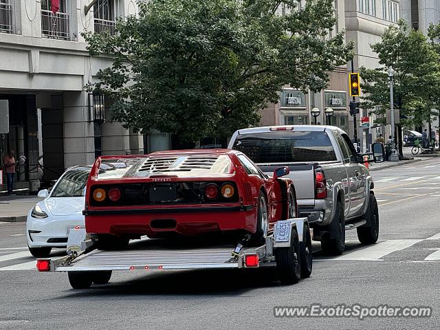 Ferrari F40 spotted in Washington DC, United States