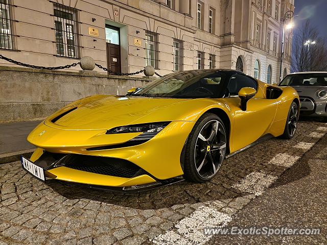 Ferrari SF90 Stradale spotted in Warsaw, Poland