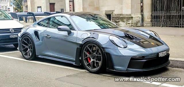 Porsche 911 GT3 spotted in Zurich, Switzerland