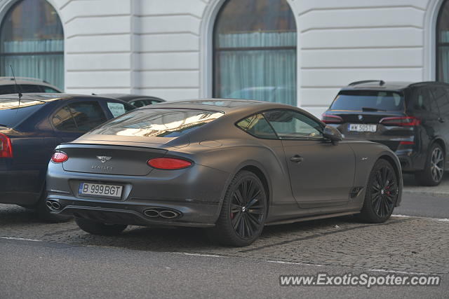 Bentley Continental spotted in Warsaw, Poland