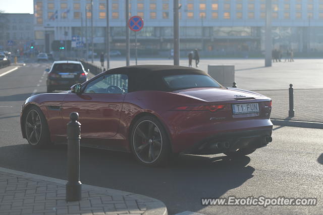 Jaguar F-Type spotted in Warsaw, Poland