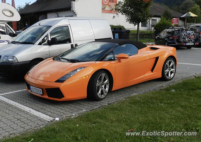 Lamborghini Gallardo spotted in Near Innsbruck, Austria