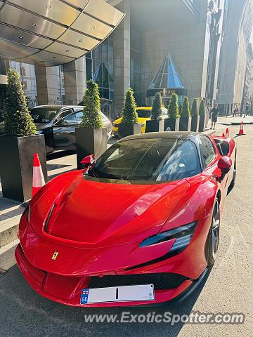 Ferrari SF90 Stradale spotted in Budapest, Hungary
