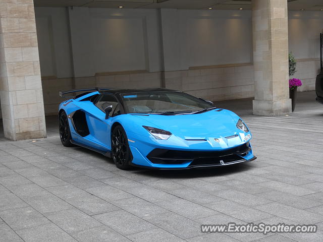 Lamborghini Aventador spotted in London, United Kingdom