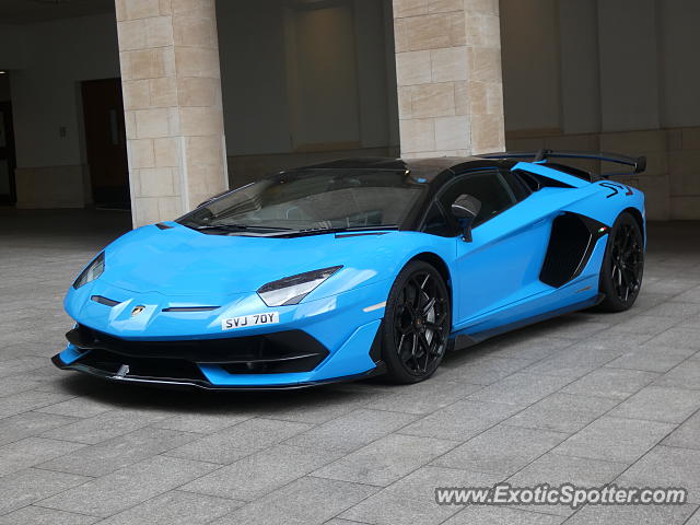Lamborghini Aventador spotted in London, United Kingdom
