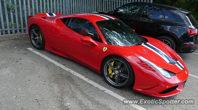 Ferrari 458 Italia spotted in Alderley Edge, United Kingdom