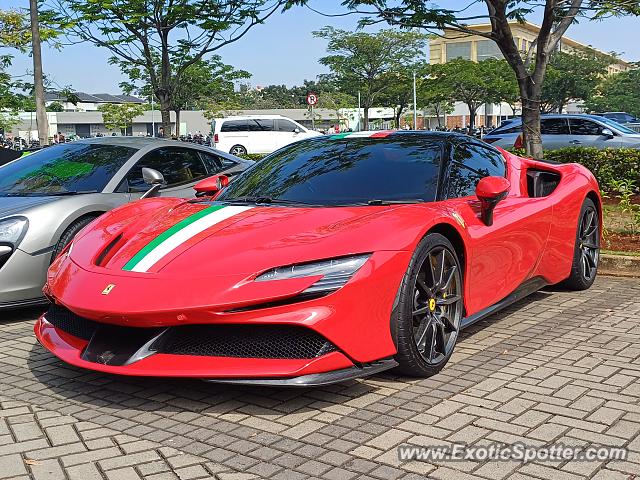 Ferrari SF90 Stradale spotted in Jakarta, Indonesia