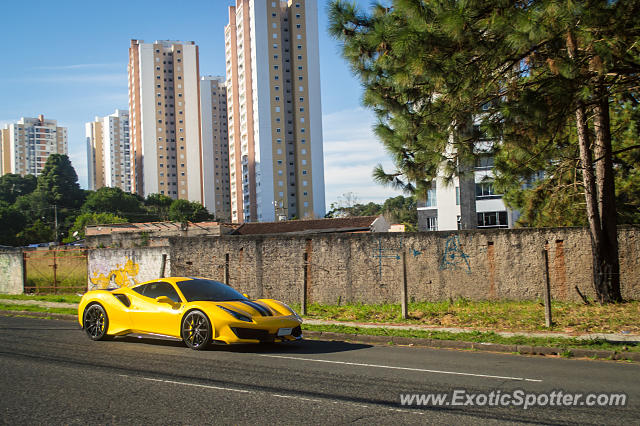 Ferrari 488 GTB spotted in Curitiba, PR, Brazil