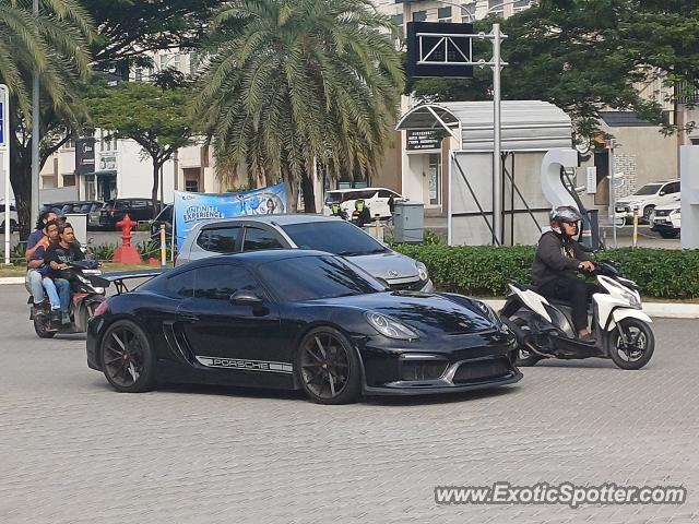 Porsche Cayman GT4 spotted in Jakarta, Indonesia