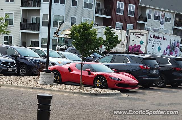 Ferrari F8 Tributo spotted in Waunakee, Wisconsin