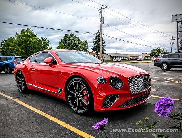 Bentley Continental spotted in Bellevue, Wisconsin