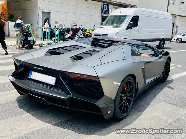 Lamborghini Aventador spotted in Lisbon, Portugal