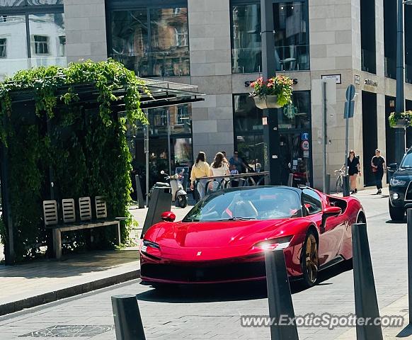Ferrari SF90 Stradale spotted in Budapest, Hungary