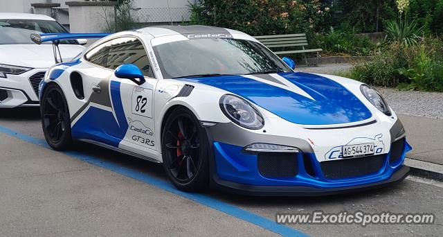 Porsche 911 GT3 spotted in Zürich, Switzerland