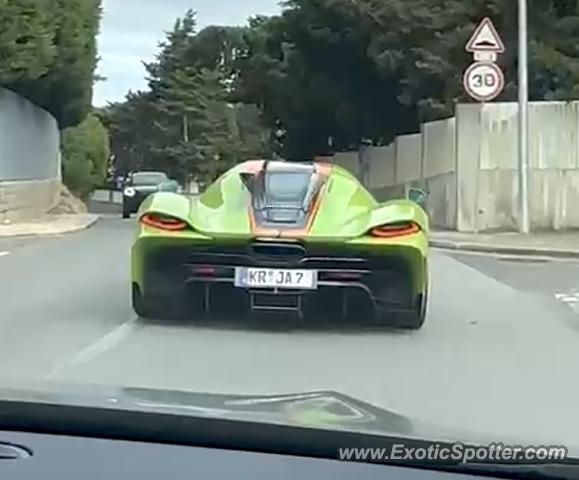 Koenigsegg Regera spotted in Cascais, Portugal