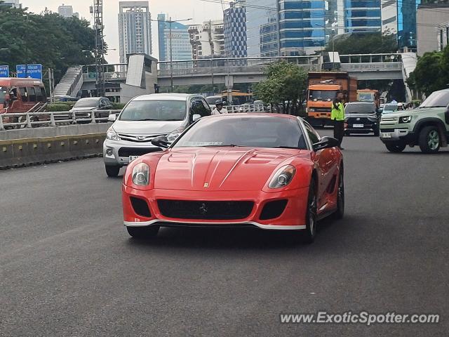Ferrari 599GTB spotted in Jakarta, Indonesia