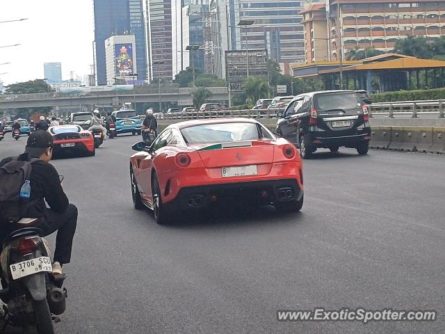 Ferrari 599GTB spotted in Jakarta, Indonesia