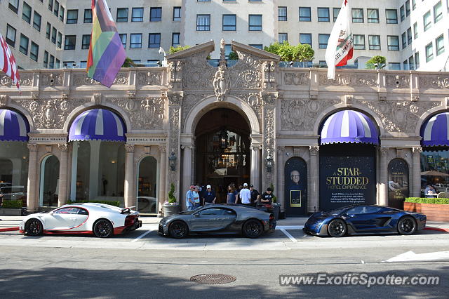 Bugatti Chiron spotted in Beverly Hills, California