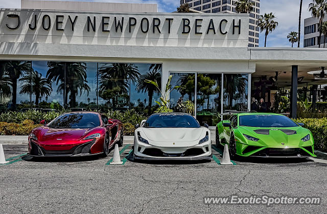 Ferrari F8 Tributo spotted in Newport Beach, California