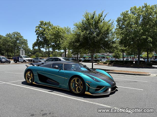 Koenigsegg Regera spotted in Charlotte, North Carolina