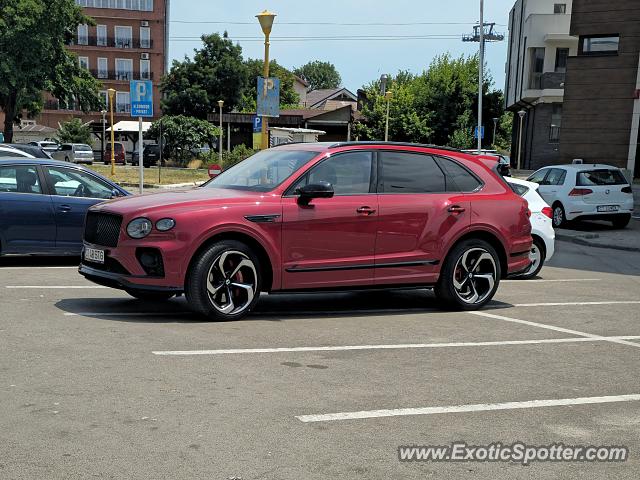 Bentley Bentayga spotted in Constanta, Romania