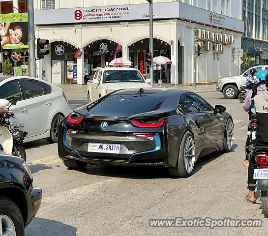 BMW I8 spotted in Siem Reap, Cambodia
